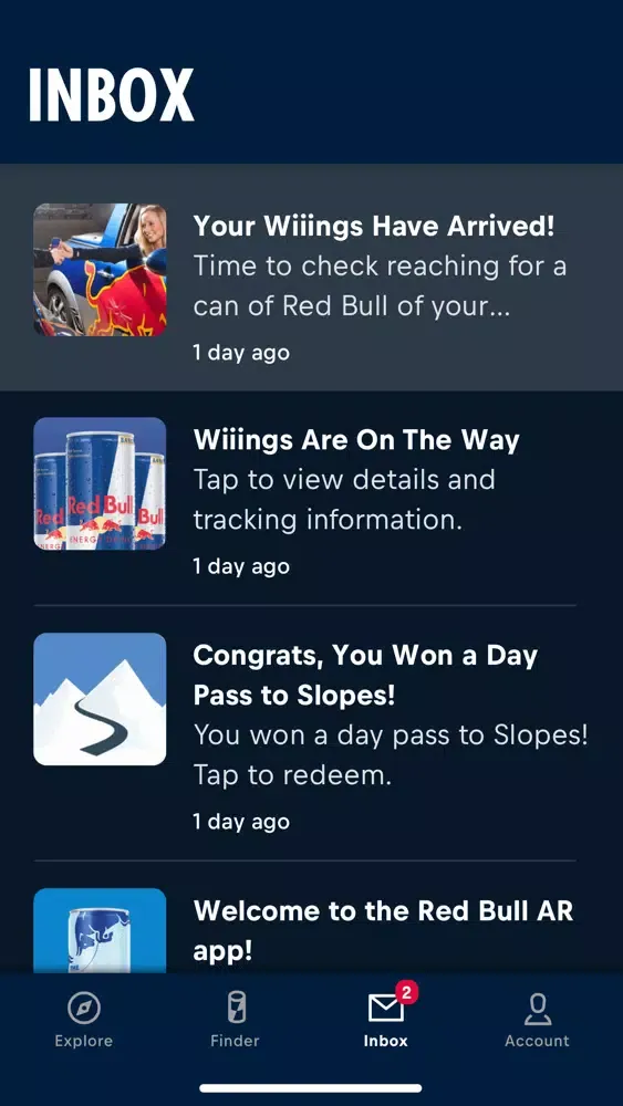 Red Bull AR Screenshots